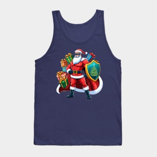 Santa’s Shield: Christmas Protector Tank Top